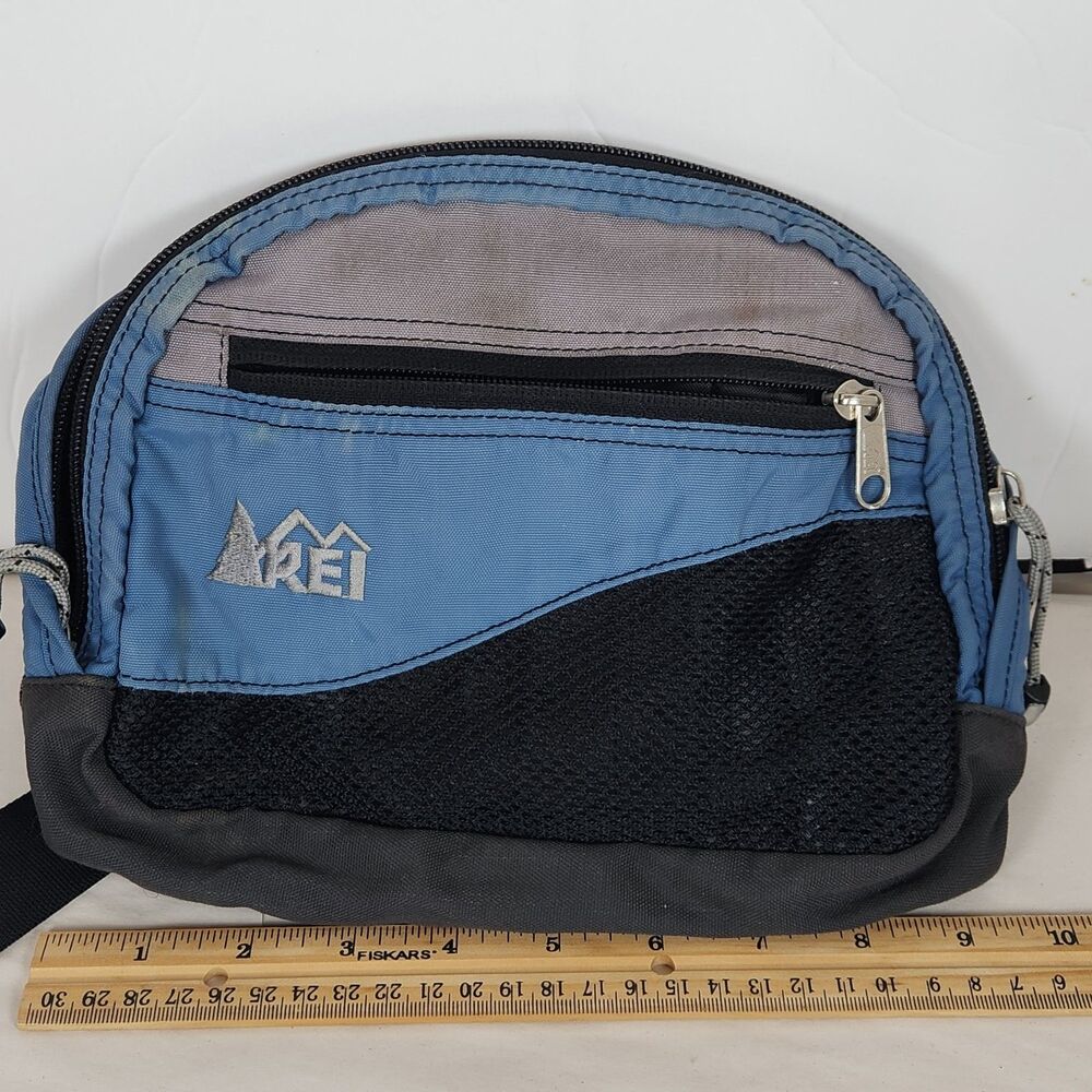 REI Co-op Fanny Waist Hip Pack Belt Bag Hiking Full Lode blue black travel vacat - Picture 2 of 7